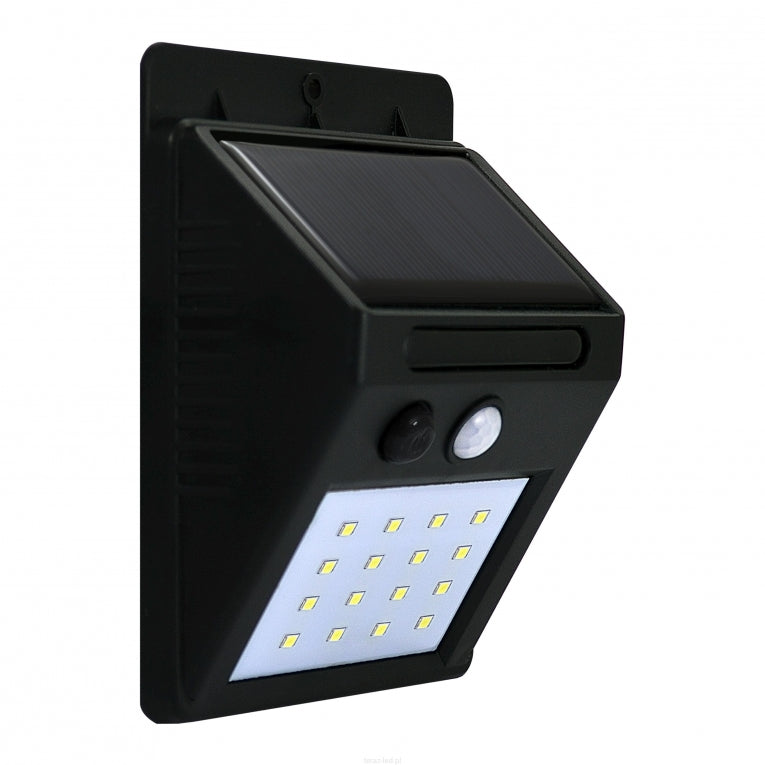 Solar Buitenlamp - LED 6400K 270lm - Polux Buiten Verlichting - Bewegingssensor Solar Buitenlamp - LED 6400K 270lm - Polux Buiten Verlichting - Bewegingssensor